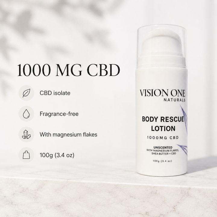 Body Rescue CBD + Magnesium Lotion — 1000mg