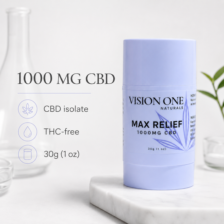 Max Relief CBD Isolate Topical Stick — 1000mg