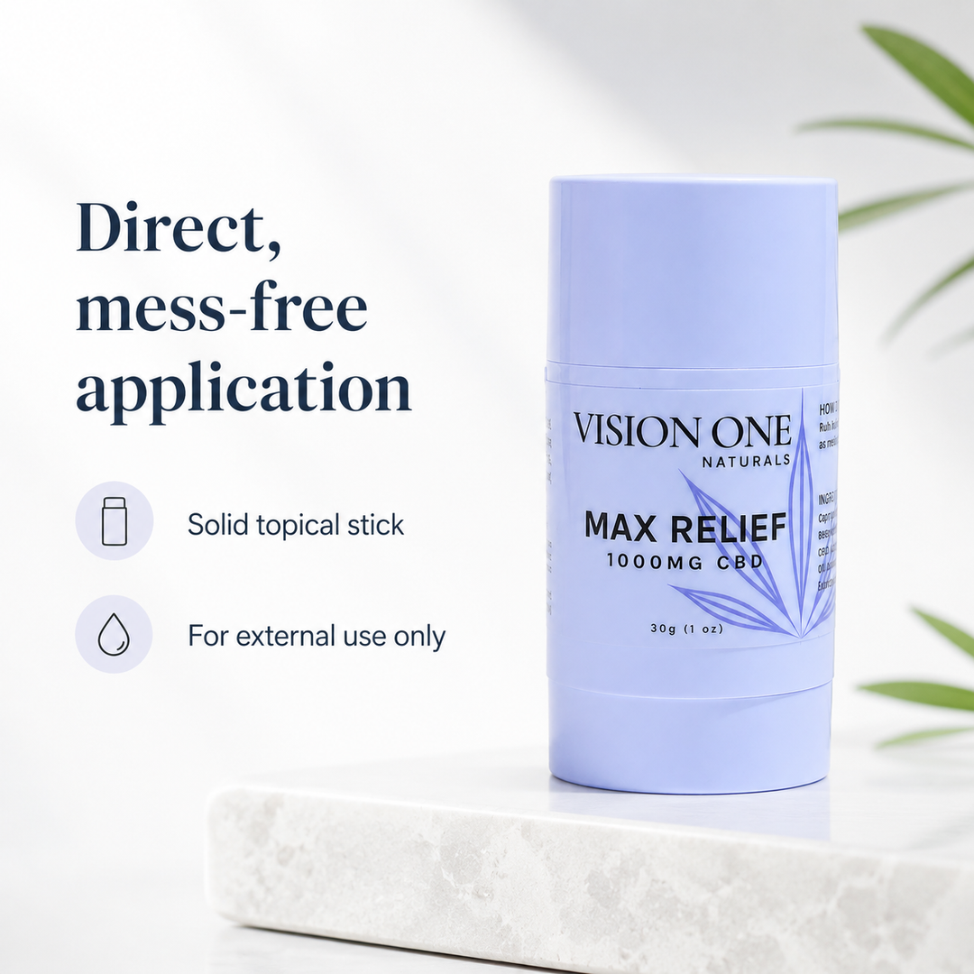 Max Relief CBD Isolate Topical Stick — 1000mg