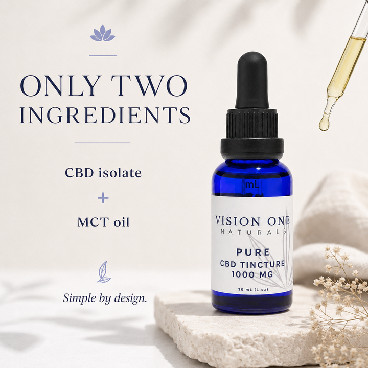 Pure CBD Isolate Tincture — 1000mg